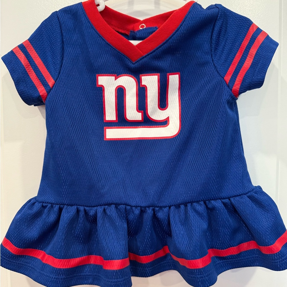 NFL Blue and Red Giants Jersey Top